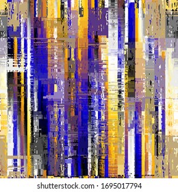 Abstract seamless pattern with imitation of a grunge dirty texture. Vector image.