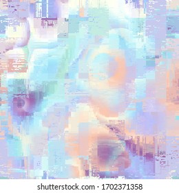 Abstract seamless pattern with imitation of a grunge dirty texture. Vector image.