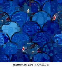 Patrón abstracto sin fisuras con la imitación de una textura sucia gruesa.Imagen vectorial.