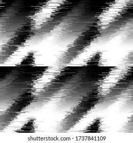 Abstract seamless pattern with imitation of a grunge texture with thin lines. Vector image.