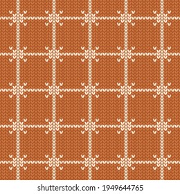 Abstract seamless pattern, imitation knitwear, for texture, textiles, packaging, and simple backgrounds. Flat style.