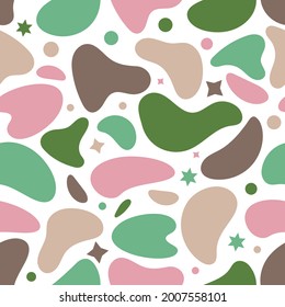 Abstract seamless pattern. Imitation of stone, granite. Vector illustration