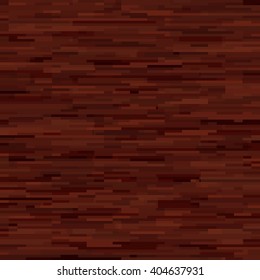 Abstract seamless pattern. Imitation wooden parquet. Horizontal brown stripes. Editable background for wallpaper, mock ups, backdrop. Vector illustration. EPS10.