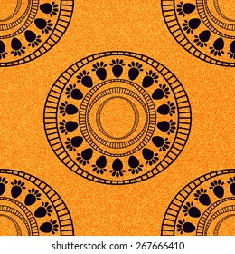 Abstract seamless pattern, jeans texture effect