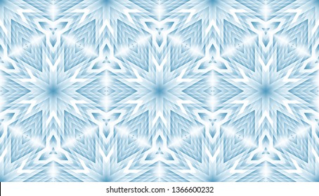 Abstract seamless pattern with kaleidoscope. Bright saturated colors for your design.