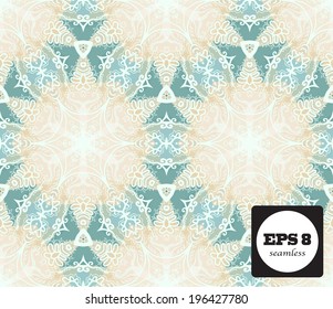 Abstract seamless pattern with laces.