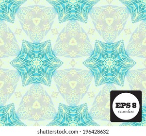 Abstract seamless pattern with laces.