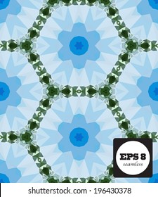 Abstract seamless pattern with laces.