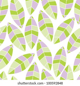 abstract seamless pattern of leaf