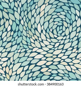 Abstract seamless pattern with leaves