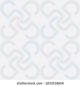 Abstract seamless pattern in light gray and blue colors