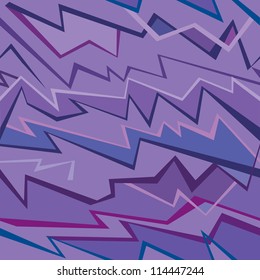 abstract seamless pattern. lightning ornament on violet background