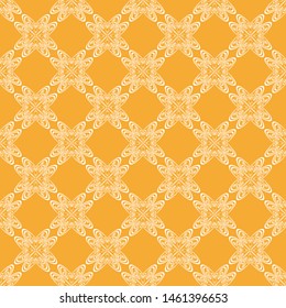 Abstract seamless pattern of Lightning Yellow color for wallpapers and background.