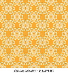 Abstract seamless pattern of Lightning Yellow color for wallpapers and background.