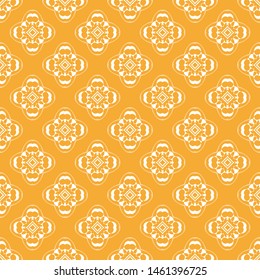Abstract seamless pattern of Lightning Yellow color for wallpapers and background.