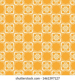 Abstract seamless pattern of Lightning Yellow color for wallpapers and background.