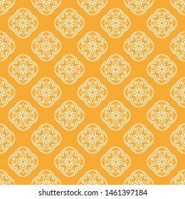 Abstract seamless pattern of Lightning Yellow color for wallpapers and background.