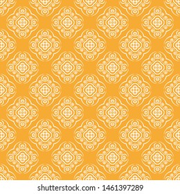 Abstract seamless pattern of Lightning Yellow color for wallpapers and background.