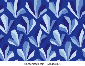 abstract seamless pattern like blossoms