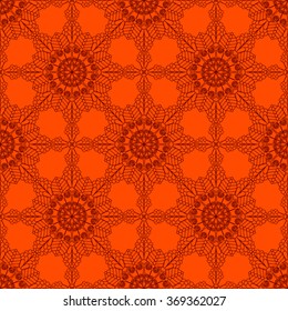 Abstract Seamless Pattern Like Lace. Vintage Ornament Pattern. Ethnic decorative elements for print and cloth, fabrics and canvas texture or any other kind of design.