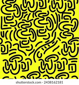 abstract seamless pattern, abstract line art background