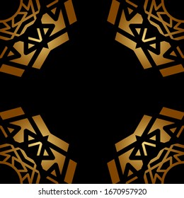 Abstract seamless pattern line design for islamic wallpaper.