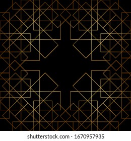 Abstract seamless pattern line design for islamic wallpaper.