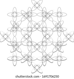 Abstract seamless pattern line design for islamic wallpaper.