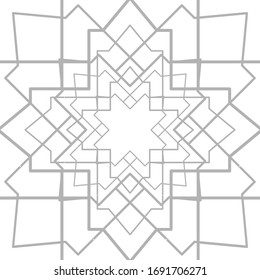 Abstract seamless pattern line design for islamic wallpaper.