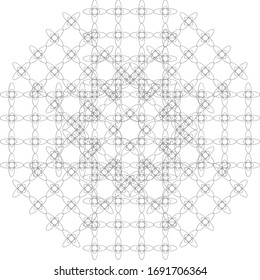 Abstract seamless pattern line design for islamic wallpaper.