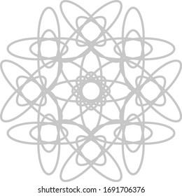 Abstract seamless pattern line design for islamic wallpaper.