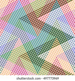 Abstract Seamless Pattern Line. Vector.