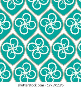abstract seamless pattern lines curve vector background