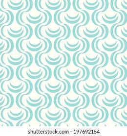 abstract seamless pattern lines curve vector background