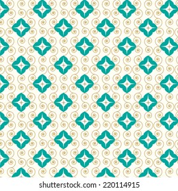 abstract seamless pattern lines curve vector background