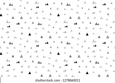 Abstract seamless pattern with little triangles repeat.