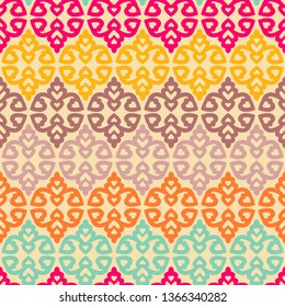 Abstract Seamless pattern. Love seamless pattern with color combination