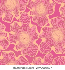 Abstract seamless pattern with lumber - hand drawn vector illustration.