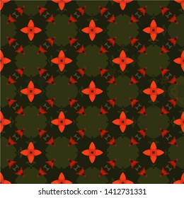 Abstract seamless pattern luxury ornament in islamic style. Abstract geometric element arabesque