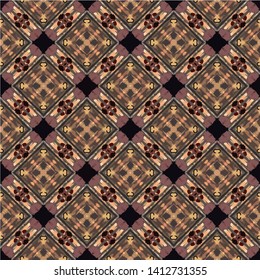 Abstract seamless pattern luxury ornament in islamic style. Abstract geometric element arabesque