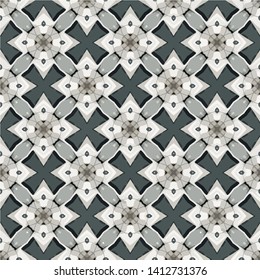 Abstract seamless pattern luxury ornament in islamic style. Abstract geometric element arabesque