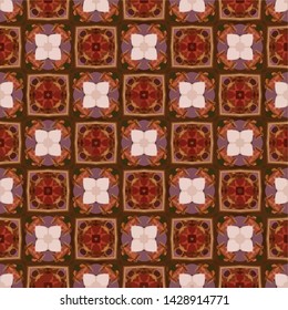 Abstract seamless pattern luxury ornament in islamic style. Abstract geometric element arabesque