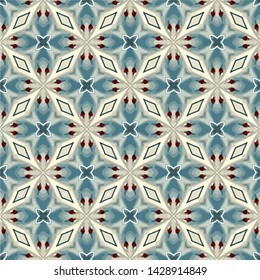 Abstract seamless pattern luxury ornament in islamic style. Abstract geometric element arabesque