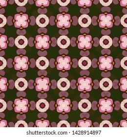 Abstract seamless pattern luxury ornament in islamic style. Abstract geometric element arabesque