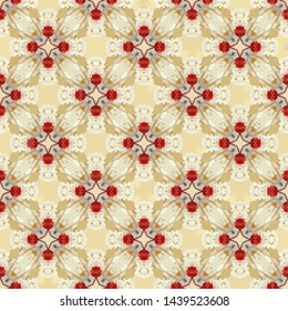 Abstract seamless pattern luxury ornament in islamic style. Abstract geometric element arabesque