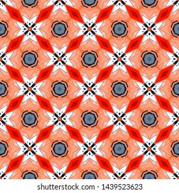Abstract seamless pattern luxury ornament in islamic style. Abstract geometric element arabesque
