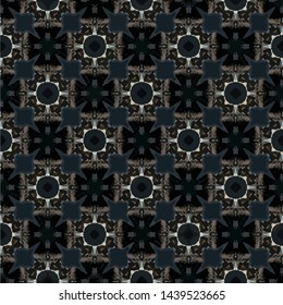 Abstract seamless pattern luxury ornament in islamic style. Abstract geometric element arabesque