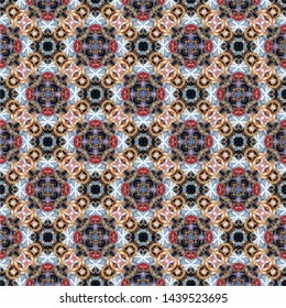 Abstract seamless pattern luxury ornament in islamic style. Abstract geometric element arabesque