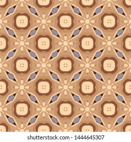 Abstract seamless pattern luxury ornament in islamic style. Abstract geometric element arabesque