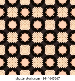 Abstract seamless pattern luxury ornament in islamic style. Abstract geometric element arabesque
